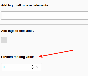 Custom ranking field in page properties
